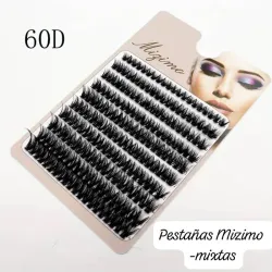 Pestañas 60D/10 filas/mixtas. Mizimo