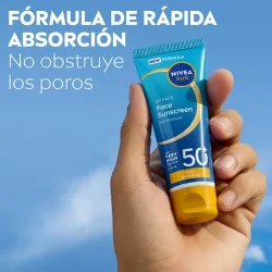 🌞 Protector Solar Facial NIVEA Sun SPF 50+.