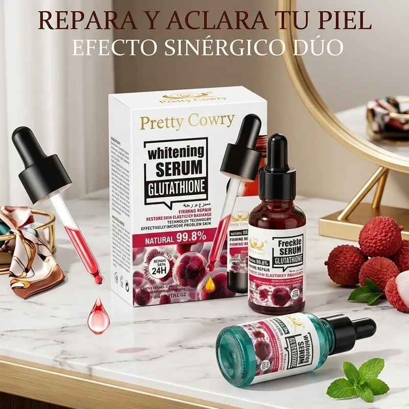 Set de 2 sérum de glutation.30+30 ml