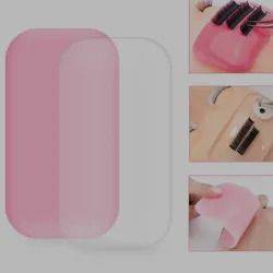 Soporte de silicona para pestañas