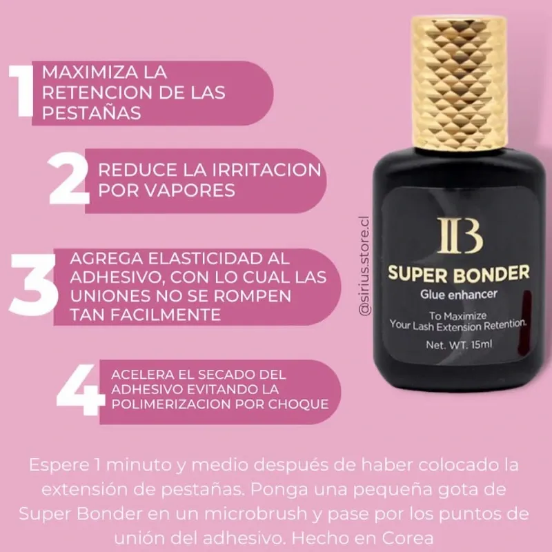 Super bonder para pestañas pelo a pelo