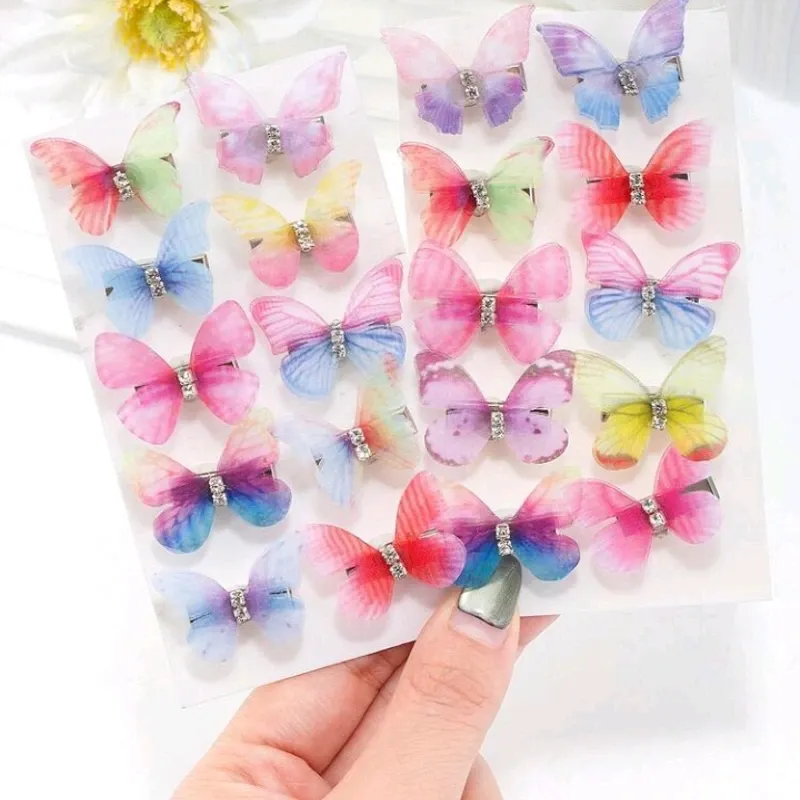 Pasadores de pelo de mariposas