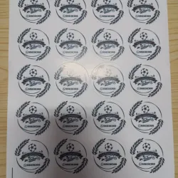 Pegatinas impermeables