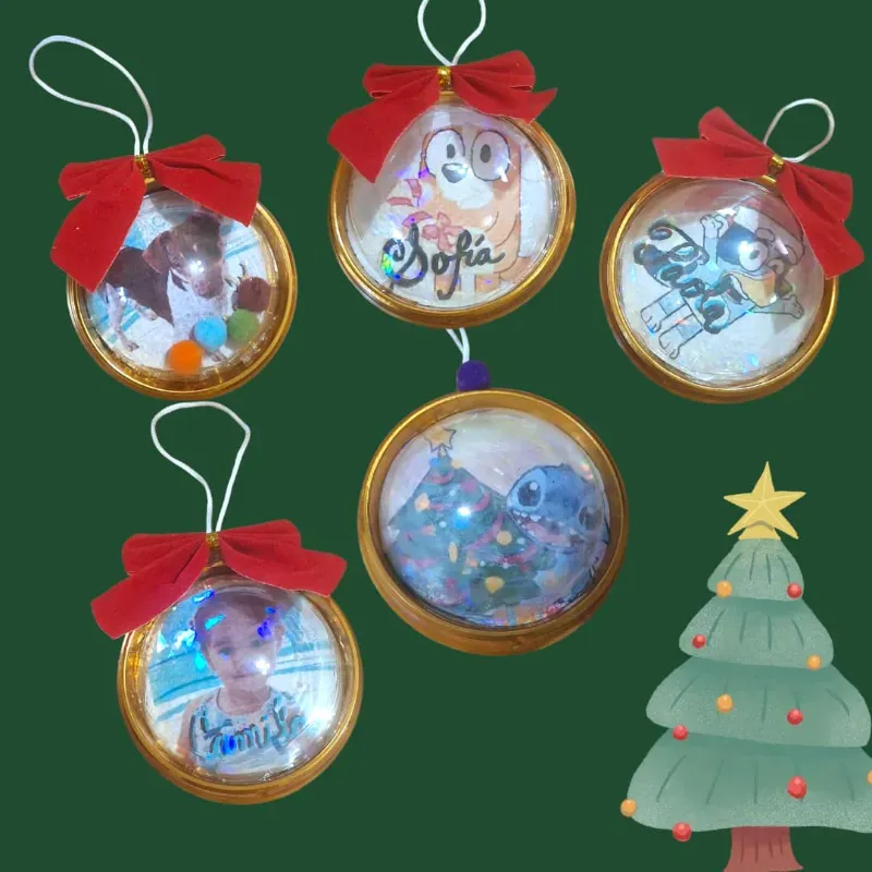 Bolas navideñas personalizadas