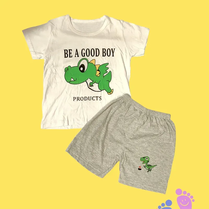 Conjunto Mini Dinosaurio Blanco