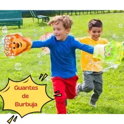 Guante para hacer burbujas 