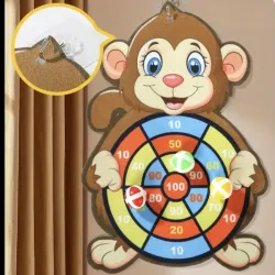 Juego de tiro a la diana Mono