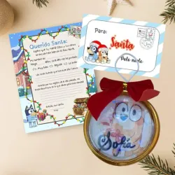 Mini set navideño Bluey