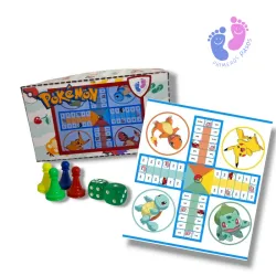 Parchís matemático Pokémon