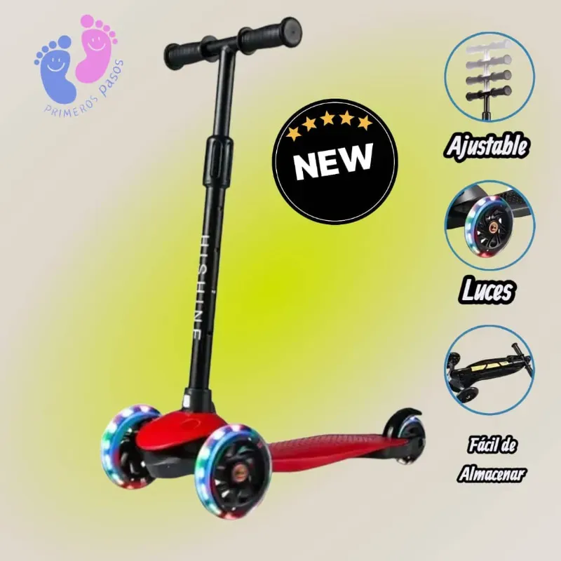 Patineta negra y roja