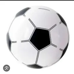 Pelota de fútbol inflable