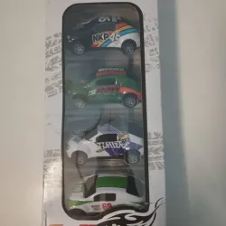 Set autos de carrera