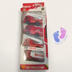 Set 4 carros bombero