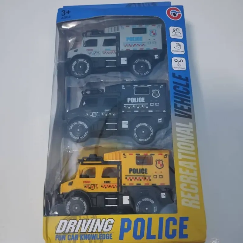 Set carros de policía