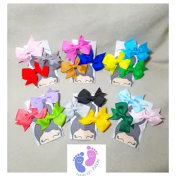 Set de 3 lazos variados colores