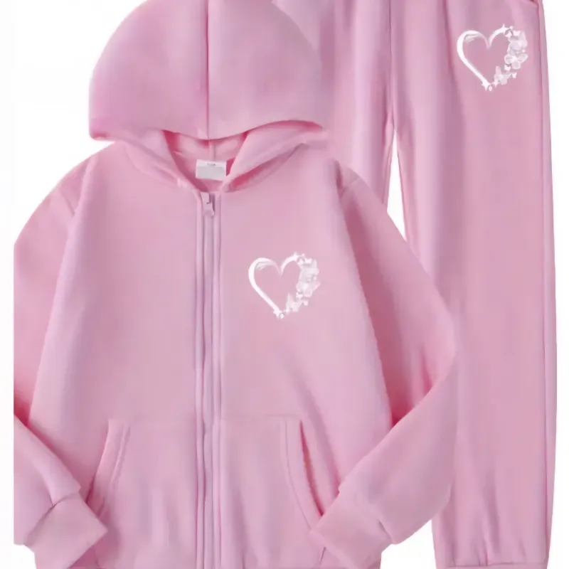 Set rosa corazón