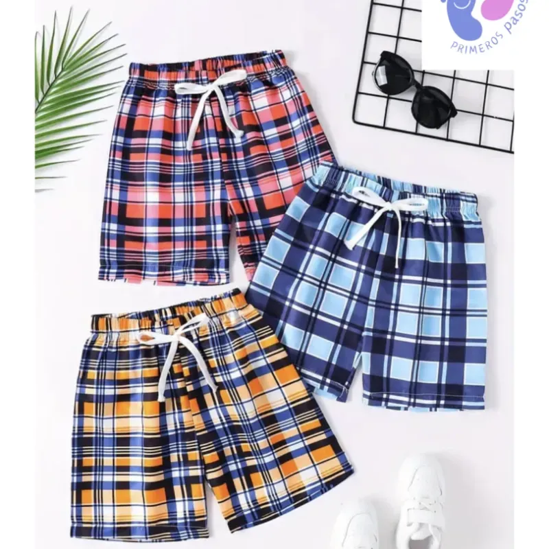 Short de cuadros