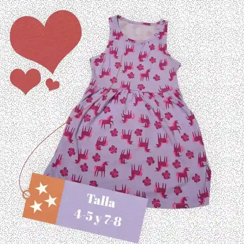 Vestido lila 🦄