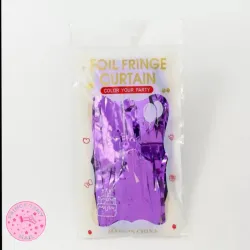 Cortinas de lluvia morada