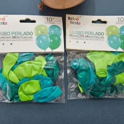 Set de globos verdes