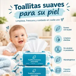 Toallitas húmedas 120unidades