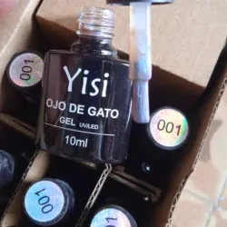 Esmalte de OJO DE GATO plateado