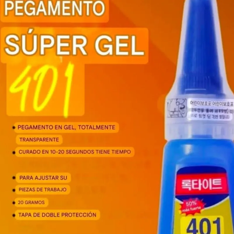 Pegamento para tips ."SUPER GEL ".