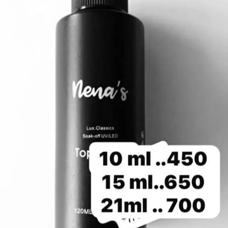 TOP COAT GEL y RUBBER BACE CLEAR de pintas 