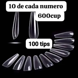 UÑAS SOFF GEL "*Jgos de 100 tips"*