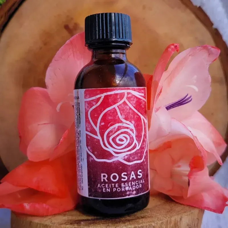 ACEITE ESENCIAL DE ROSAS EN PORTADOR