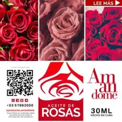 ACEITE ESENCIAL DE ROSAS EN PORTADOR