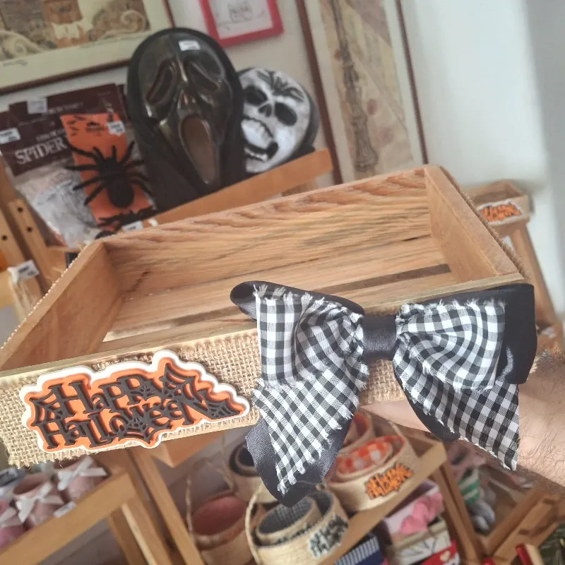 Cajita madera Decorada Halloween
