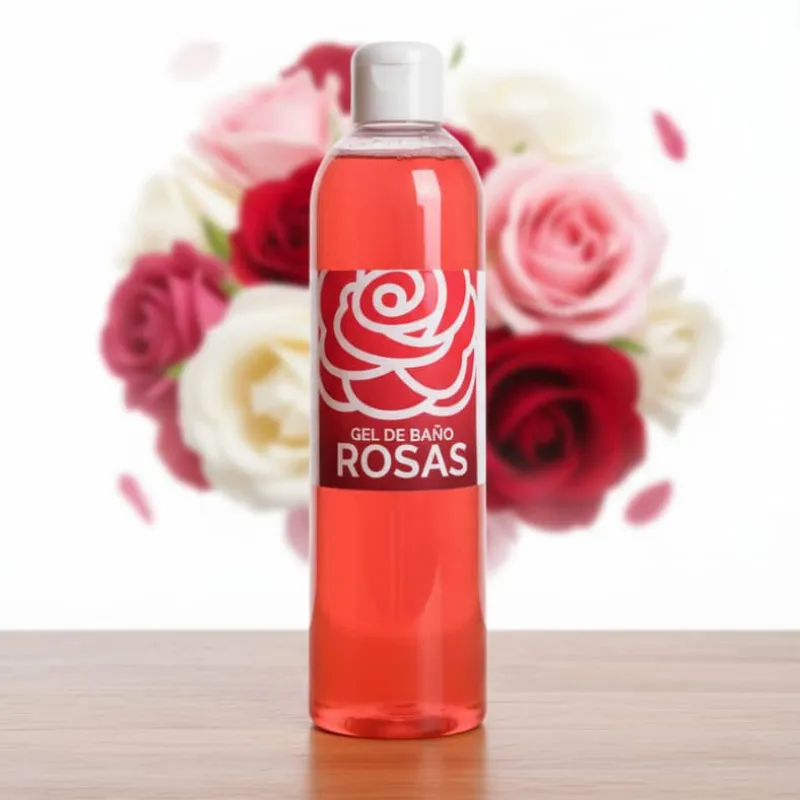 Gel de baño de Rosas