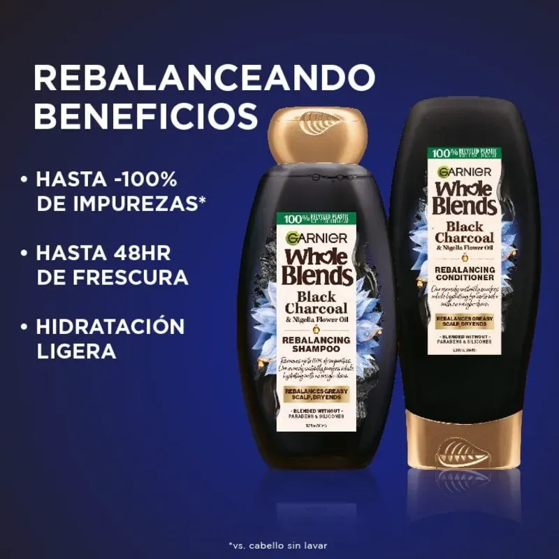 Garnier Whole Blends Black Charcoal