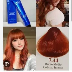 7.44 Rubio medio cobrizo intenso 