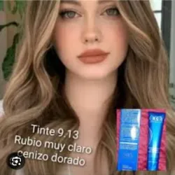 9.13 Rubio muy claro ceniso dorado