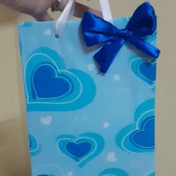 Bolsa para regalo Azul