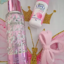 Colonia, desodorante obao y pellizco