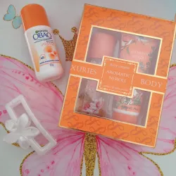 Juego de crema de piel con perfume, pellizco y desodorante obao