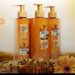 Juego de shampu de Miel y Crema de peinar