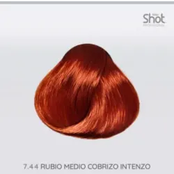Shot 7.44 Rubio medio cobrizo intenso
