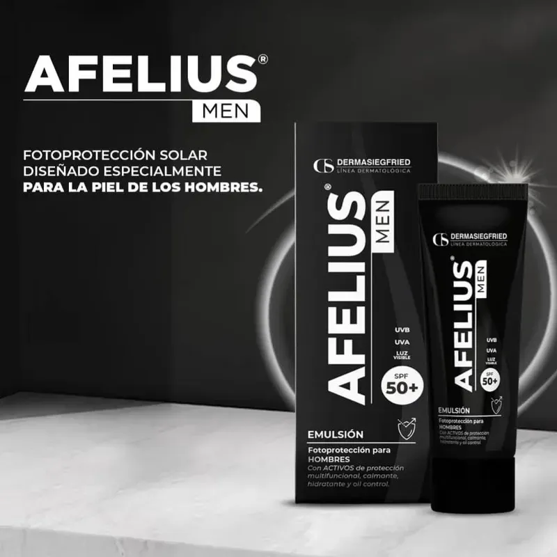 Afelius Men SPF 50+ Fotoprotector para pieles masculinas
