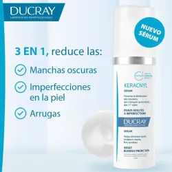 Sérum KERACNYL. 3 en 1: antimanchas rojas, antimanchas oscuras y antienvejecimiento