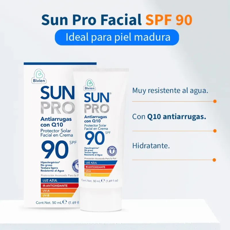 Sun Pro Antiarrugas SPF 90 + con Coenzima Q
