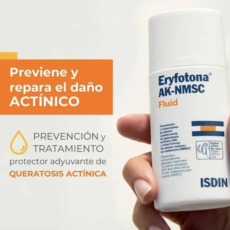 Protector solar para la AK y otras formas de NMSC