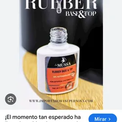Base rubber transparente