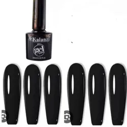 Esmalte de gel color negro