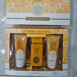 Colección de perfume, loción corporal y gel para ducha