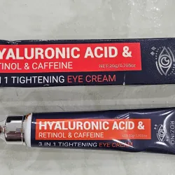Contorno con ácido hialurónico, retinol y cafeína 