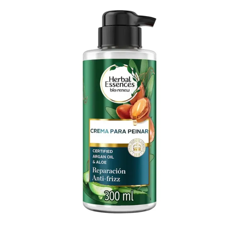 Crema para peinar con aceite de Argan y Aloe